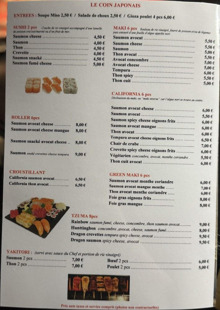 Le Shang'Hai - Menu Image 1