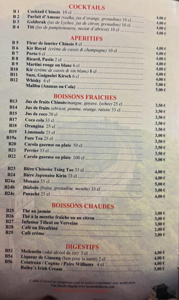 Le Shang'Hai - Menu Image 4